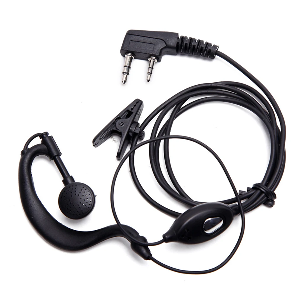 2 Pin Two Ways Covert Radio Earpiece For Baofeng BF-888S UV5R Walkie Talkie 992 Earwear Unilateral Headphone Earphone
