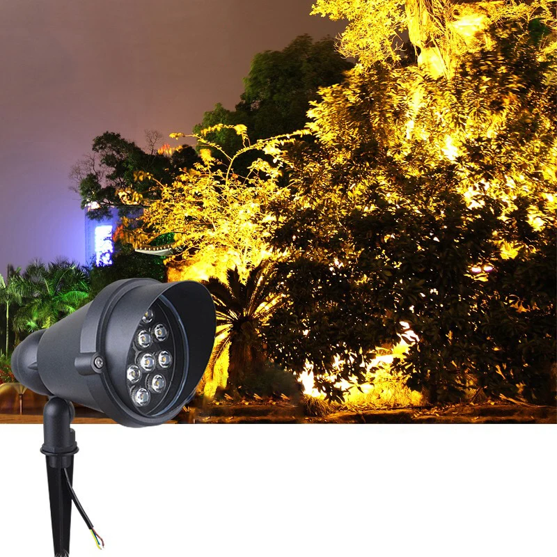 

3W 5W 9W 12W 18W Mini Led Lawn Garden Light AC220V Outdoor IP65 Waterproof Landscape Path Spot Lighting Lamps with Spike