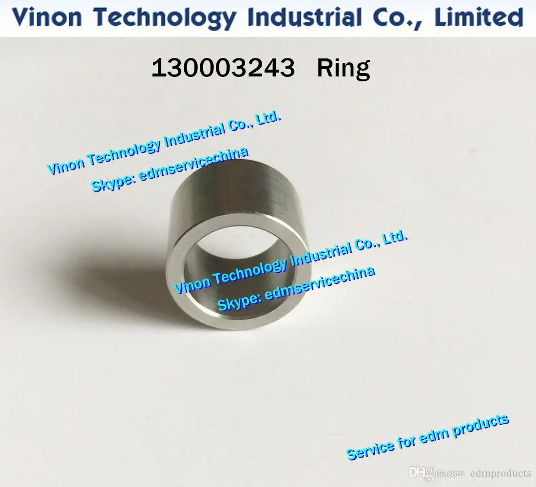 (2pcs/lot) 130003243 edm Ring (Stainles steel) for Robofil 190,290,300,310,390,500 Charmille edm parts 130.003.243 for Lower