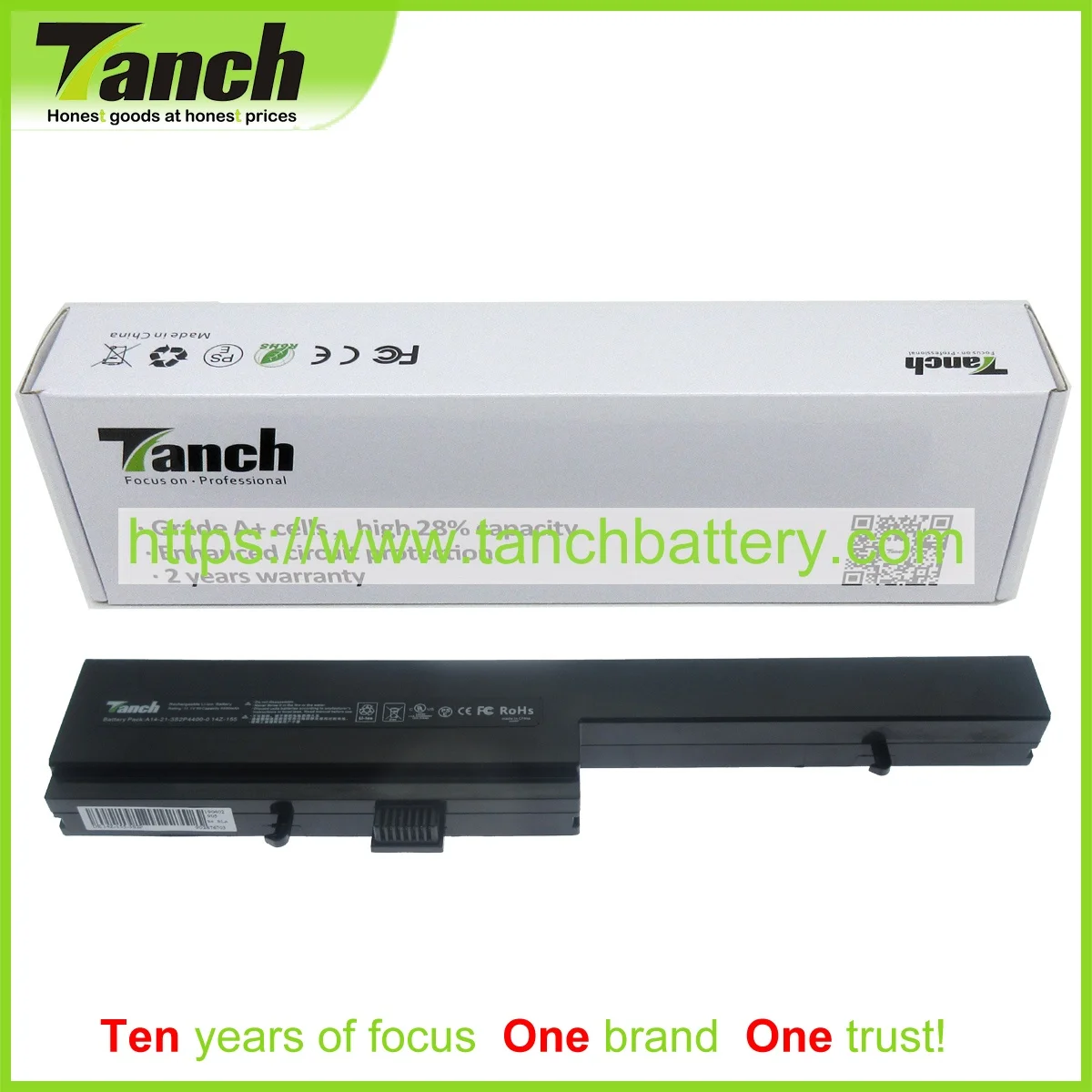 

Tanch Laptop Battery for ADVENT A14-01-3S2P4400-0 A14-21-4S1P2200-0 A14-S6-4S1P2200 A14-S1-3S2P4400-0 11.1V 6cell