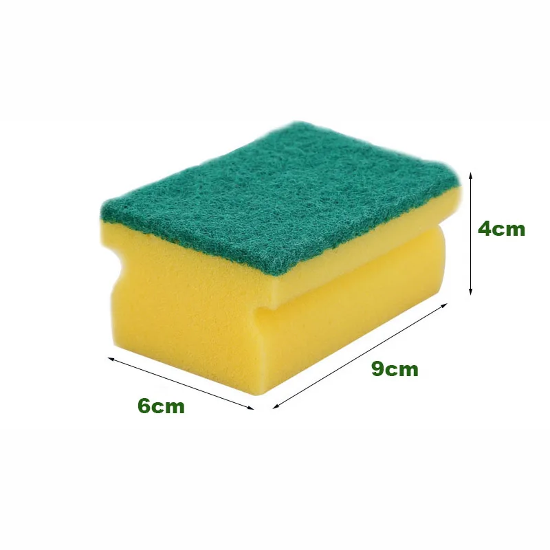 Dishwashing Scouring Pad Sponge Scrubber Goods For Cleaning Home Utensils Cookware Wash Up New Kitchen Small Items Sink Scourer