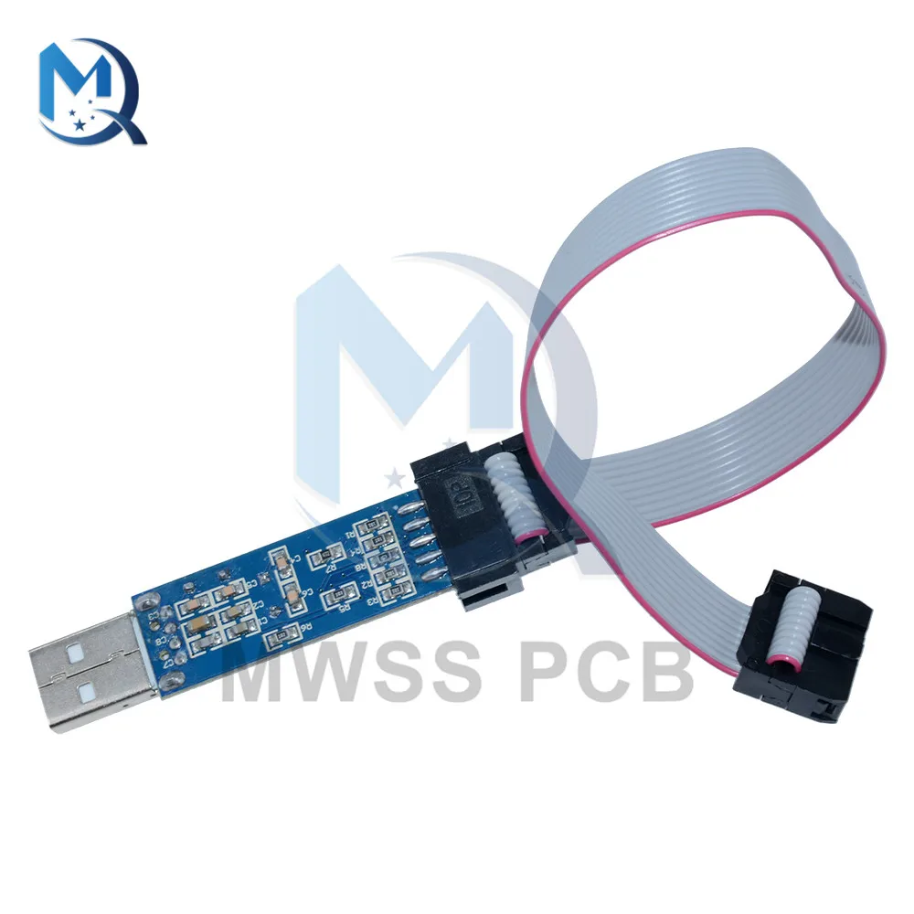 Downloader For JTAG ICE USB Emulator Debugger Programmer Downloader Supported AVR Studio Version ATMega16 / 32 With 10 Pin Cable