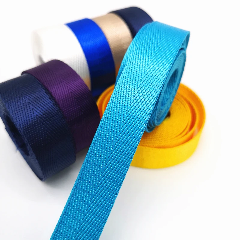 2 yards/lot 20mm High Quality Strap Nylon Webbing Herringbone Pattern Knapsack Strapping Sewing Bag Belt Accessories