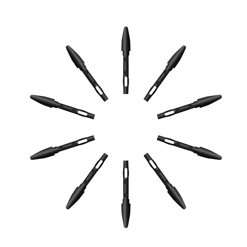 Huion 10-pack Replacement Pen Nibs PN01 Pen Tips for Pen PEN68 PEN80 Stylus Graphics Tablets 420 NEW 1060PLUS H420 WH1409(2048)