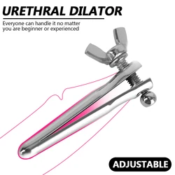 New Arrival Sounds Penis Plug Urethral Dilator Urethra Plug Masturbators Adjustable Size Insert Sounding Rods Sex Toys For Men