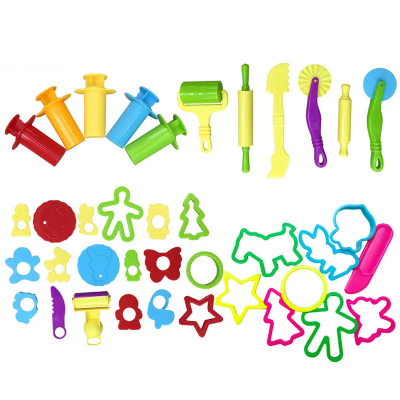 2021 melma fai-da-te gioca strumenti per pasta accessori plastilina modellazione kit di argilla morbida set di taglierine stampi giocattolo educativo per bambini