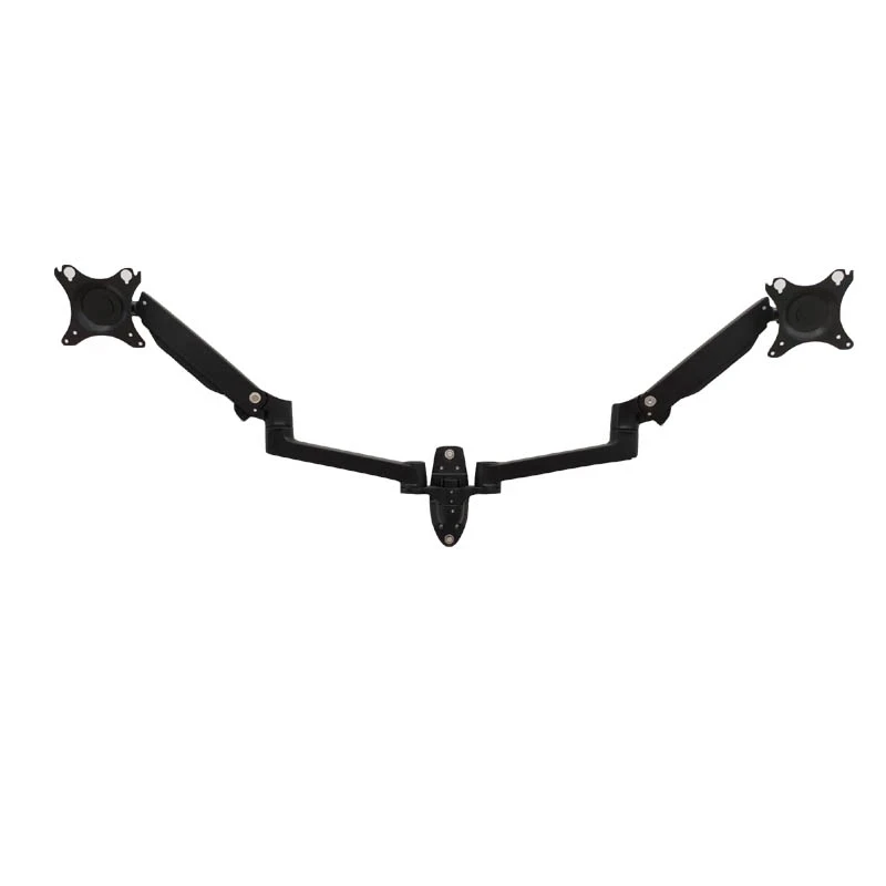 

DL-7012II-D 17-38" Mechanical spring aluminum steel double monitor mount tv wall bracket dual arm 3-11kg