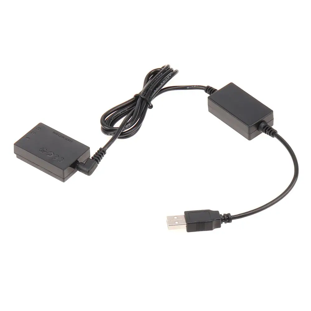 

LP-E12 Dummy Battery Adapter DC Coupler 5V 2A USB Cable for Canon M M2 M10 M50 M100 M200