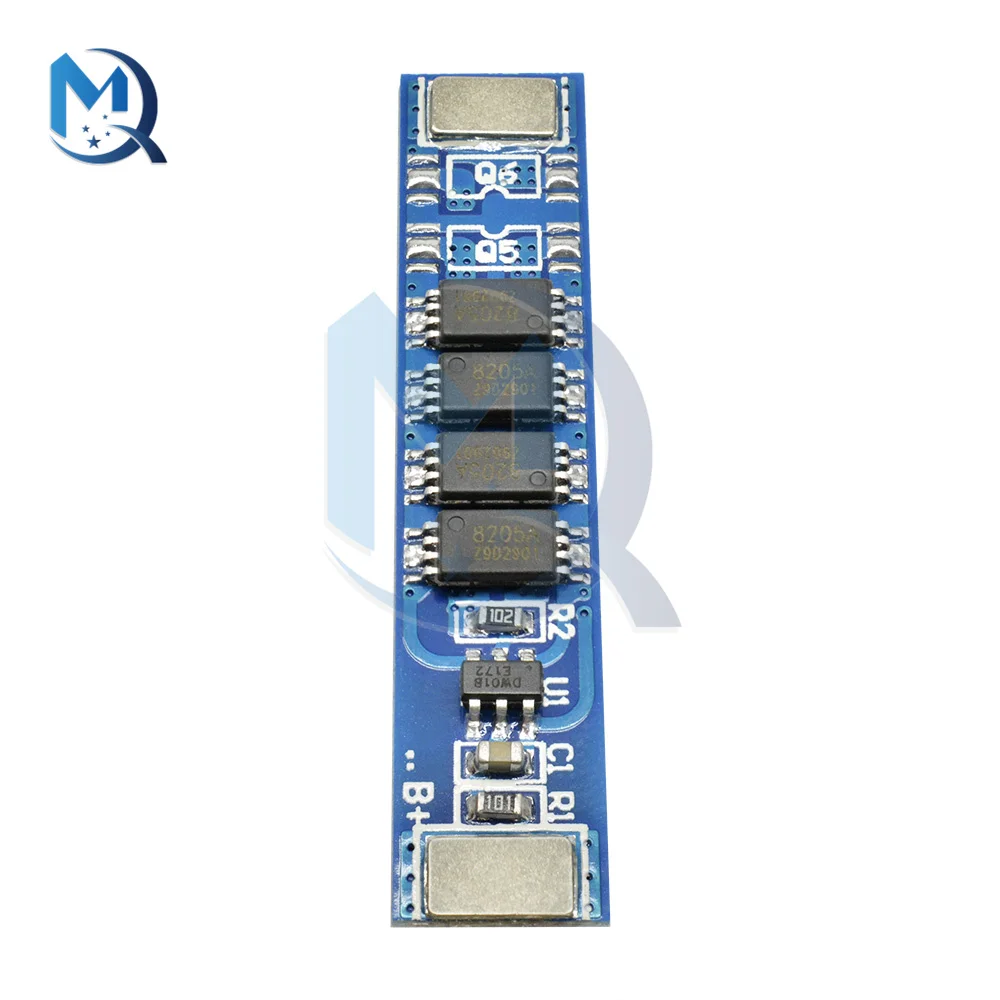 BMS 1S 3.7V 5A/10A/15A 3MOS/4MOS/6MOS 18650 Lithium Battery Charge Protection Board For Power Bank Cells Pack Charging