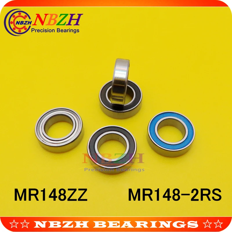 

NBZH MR148ZZ MR148RS SMR148ZZ SMR148-2RS ZZ RS RZ 2RZ L-1480ZZ Deep Groove Ball Bearings 8 x 14 x 4mm High Quality