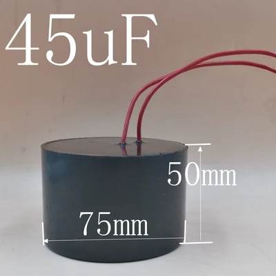 1Pc 15/20/25/30/35/40uF 45uF 50uF 60uF 70uF 50/60Hz 450VAC CBB60 Oil Immersion Deep Well Pump Motor Start Running Capacitor