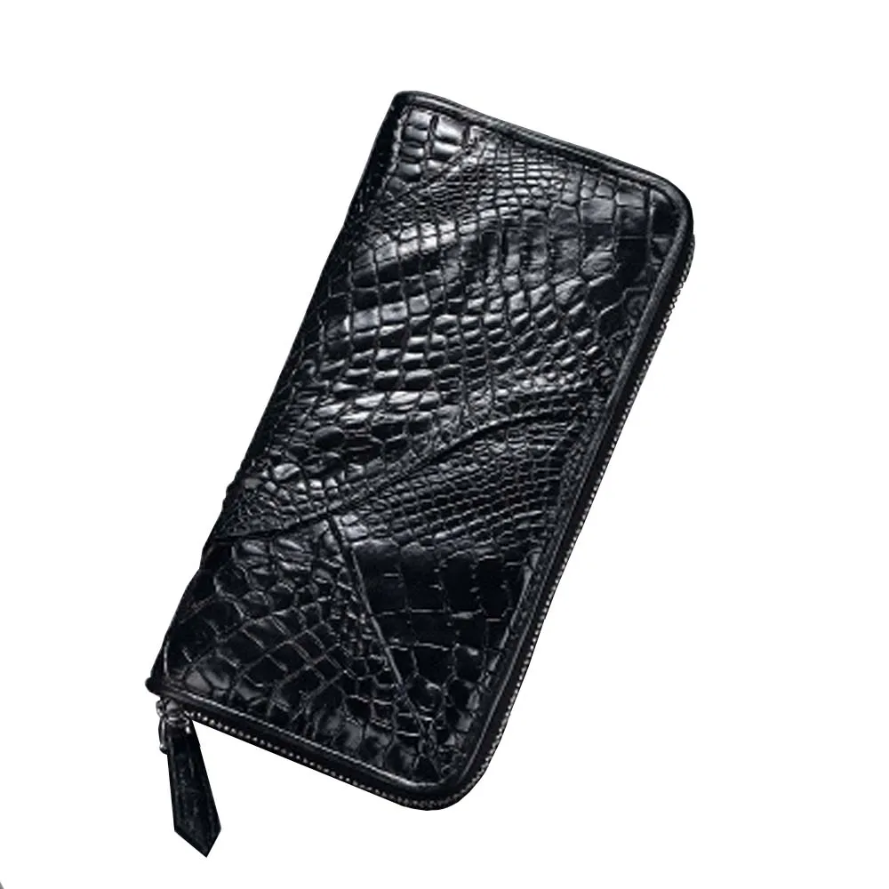 

xingmengda Thailand crocodile wallet long wallet male handbags large capacity men clutch bag