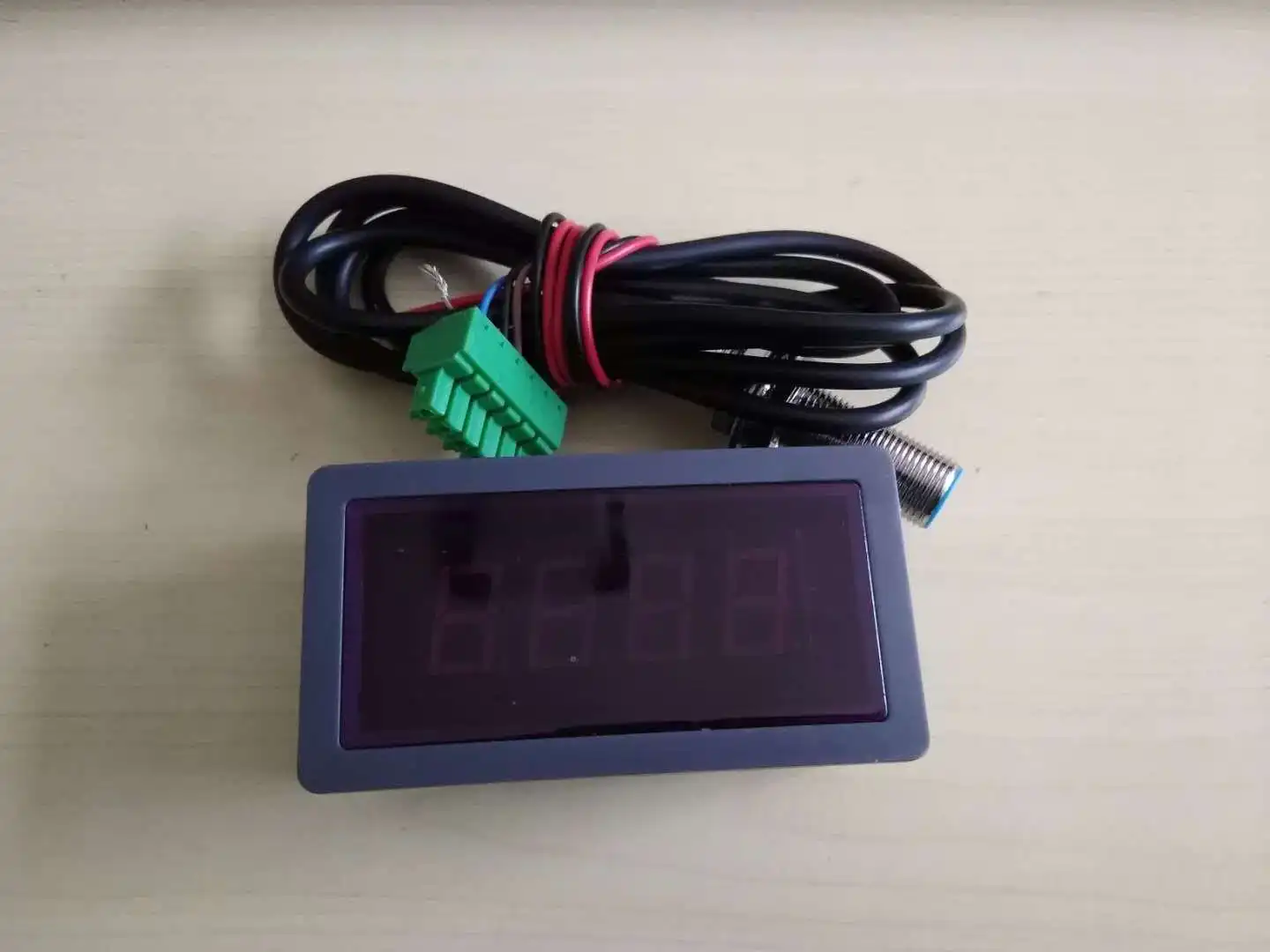 Digital Tachometer / Electronic Gear Frequency Division / Linear Speed Conversion / Requires Additional Alarm Buzzer