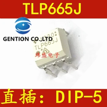 Couplage photoélectrique à grande vitesse, 10 pièces, TLP665 TLP665J DIP-5 TLP665JF, en stock, nouveau et original, 100%