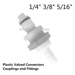 1pcs CPC type Quick Connect Coupling male 1/4'' 3/8''3/16'' 5/16'' Hose Barb Quick connector with valve Panel Mount Coupling