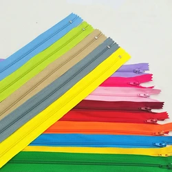 10pcs 4Inch-24 inch (10cm-60cm) Nylon Coil Zippers for Tailor Sewing Crafts Nylon Zippers Bulk 20 Colors