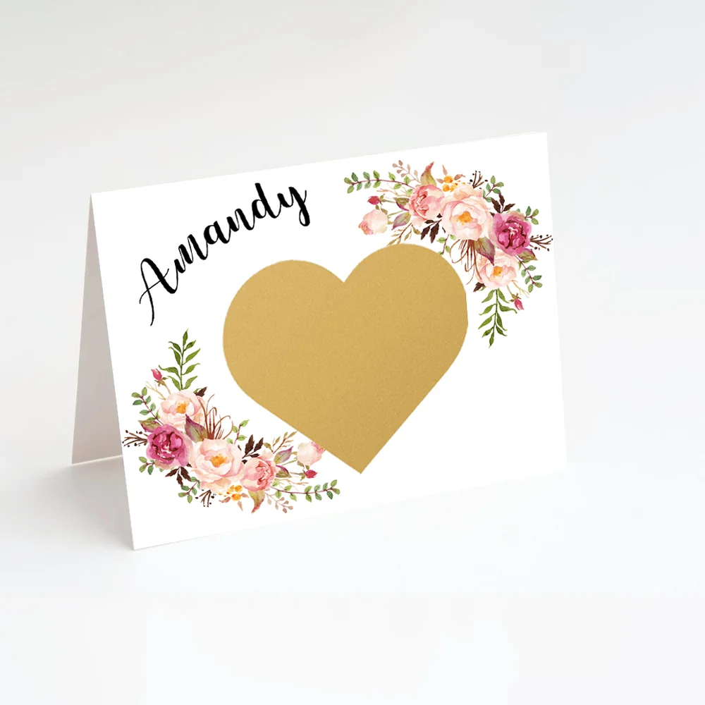 

Scratch-off card for bridesmaid, to be made by one, funny gift idea, maid of honor