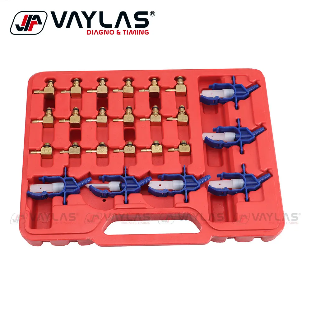 Diesel Fuel Injector Flow Meter Testing Tool Fuel Injector Flow Meter Connector Converter Fuel Flow Test