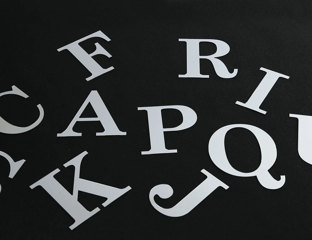 10cm 26 Letters Silver Mirror Wall Sticker Acrylic Mirrored Decorative Stickers Wall Decals DIY Mirror Lettering Alphabet Decor