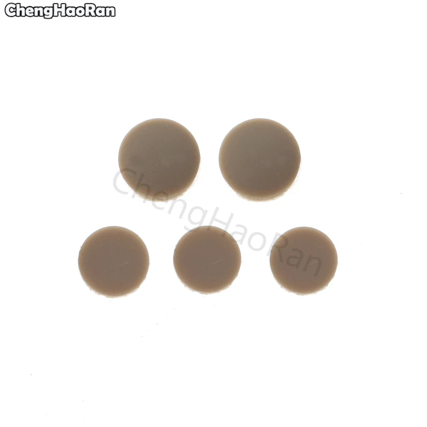 ChengHaoRan per GBA SP vite di ricambio tappo antipolvere tappo in gomma per Gameboy Advance SP Shell Housing gomma luminosa