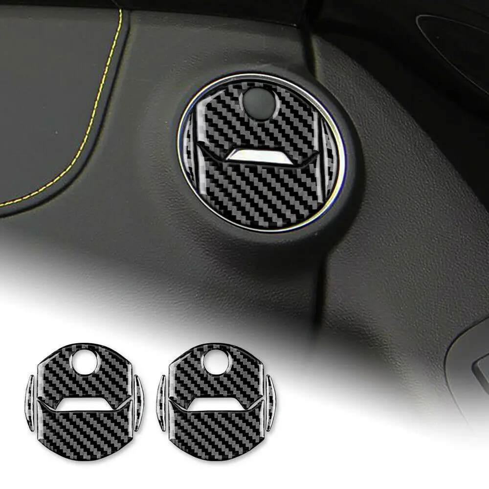 

Fit For Chevrolet Camaro 2010 2011 2012 2013 2014 2015 Carbon Fiber Interior Trim Car Side Air Conditioning Vent Sticker