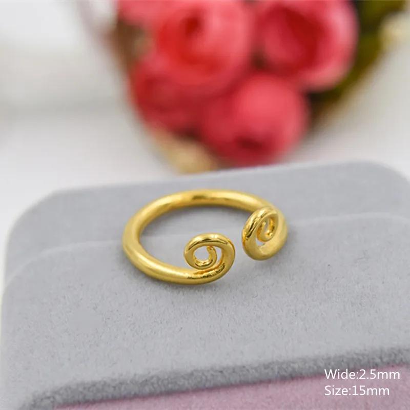 Forbbiden Love Gold Rings for Women 24K Gold Plated Ring Monkey King Ring Birthday Anniversary Engagement Ring Jewelry Gift