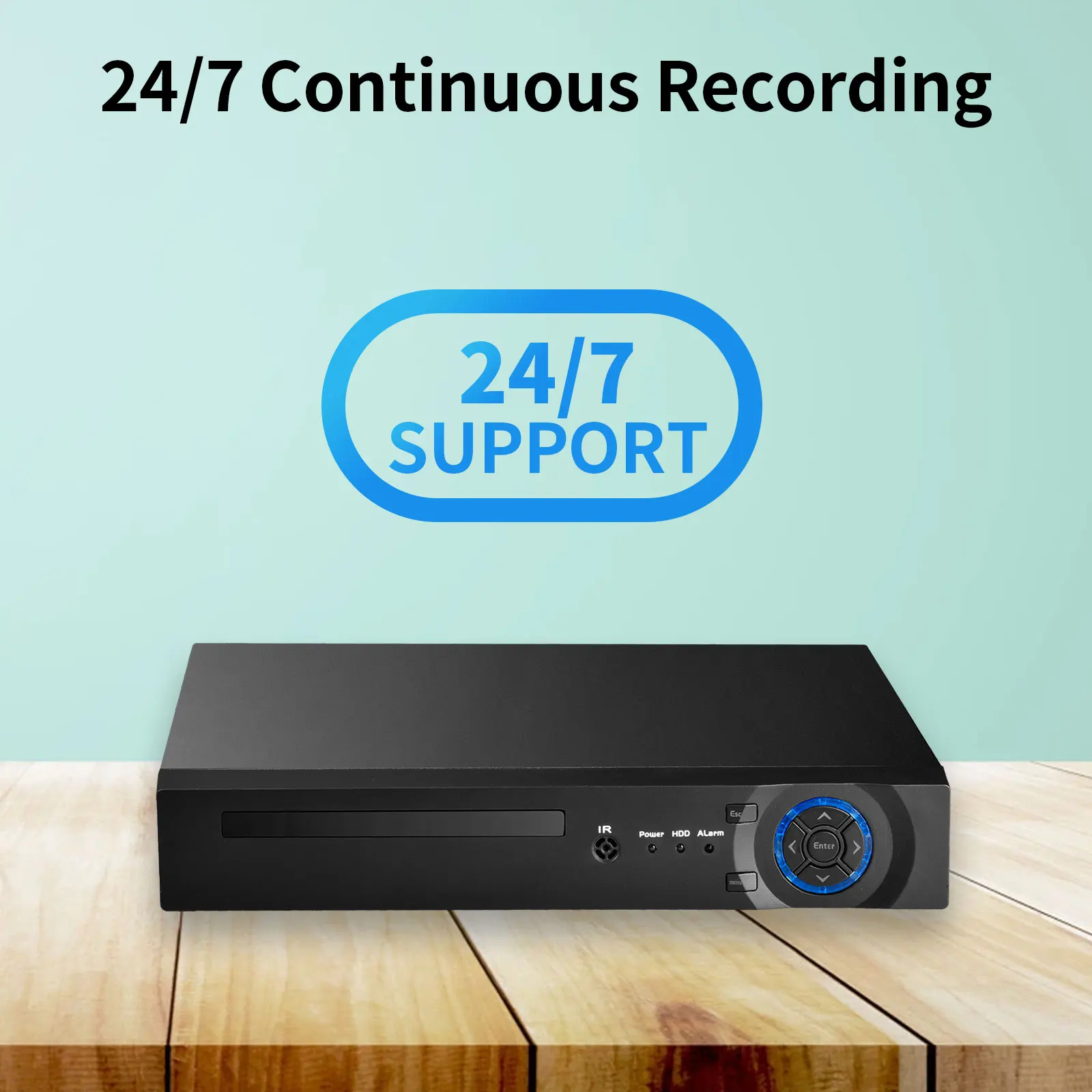 Gadinan 8MP H.265 + Max 4K 출력 CCTV NVR 9CH 16CH 32CH 보안 비디오 레코더 모션 IP 카메라 시스템 용 P2P 감지