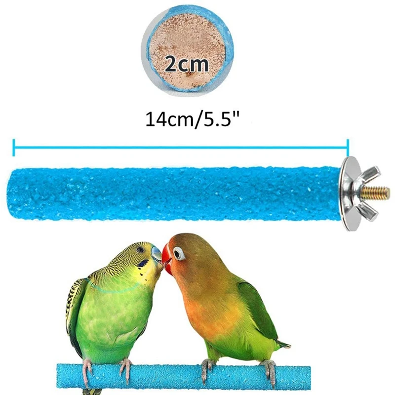 Heißer 7 Pcs Grip Vogel Käfige Barsch für Conures Sittiche Lovebirds Nymphensittiche Gute für Halten Nägel und Schnäbel in Top zustand