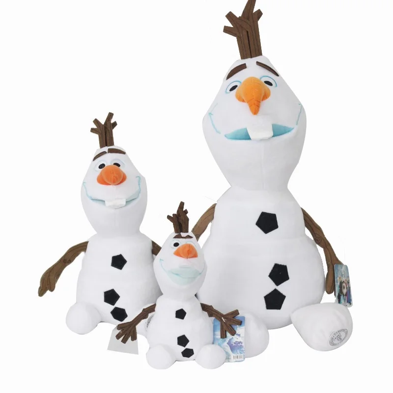 Hot Movies 30cm 50cm Olaf Plush Kawaii Snowman Cartoon Cute Plush Stuffed Animals Doll Toys Brinquedos Juguetes