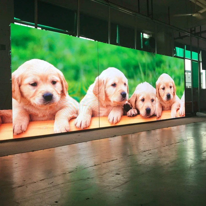 LED Matrix P6 Indoor RGB 192*192Mm 32*32 Pixel 1/16S SMD Full Color iklan LED Display Running Line