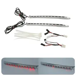 Motorcycle Chrome Left & Right LED Running Fairing Lights For Honda Goldwing Gold Wing 1800 GL1800 2001-2010 2009 2008