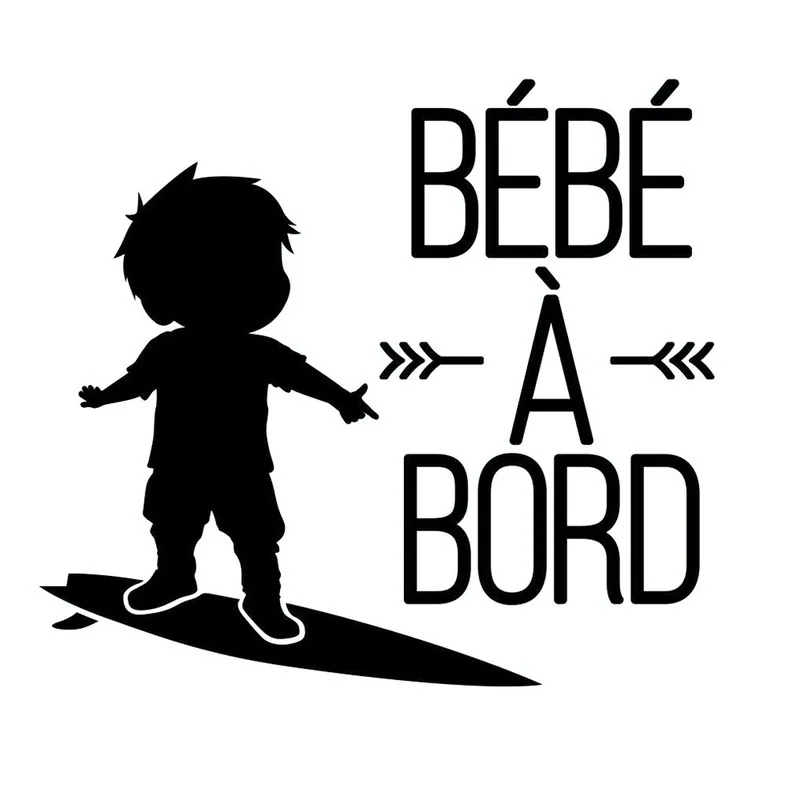 Baby on Board Car Decal,BOY on Snowboard  KK Vinyl Car Stickers Cool Car Accessories Window Decor 16CM*12CM - Image 4