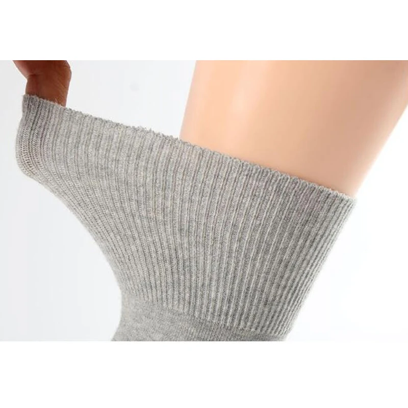 Calcetines de algodón de bambú para diabéticos, medias para prevenir venas varicosas, para pacientes con hiperactividad, 4 par/lote