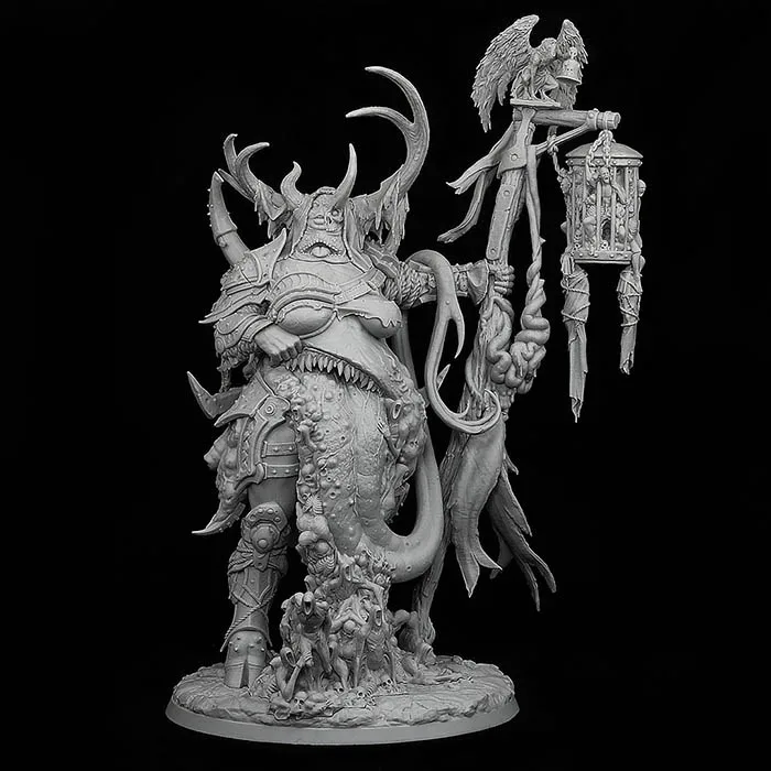 

180mm ancient warrior fantasy stand (WITH BASE ) Resin figure Model kits Miniature gk Unassembly Unpainted