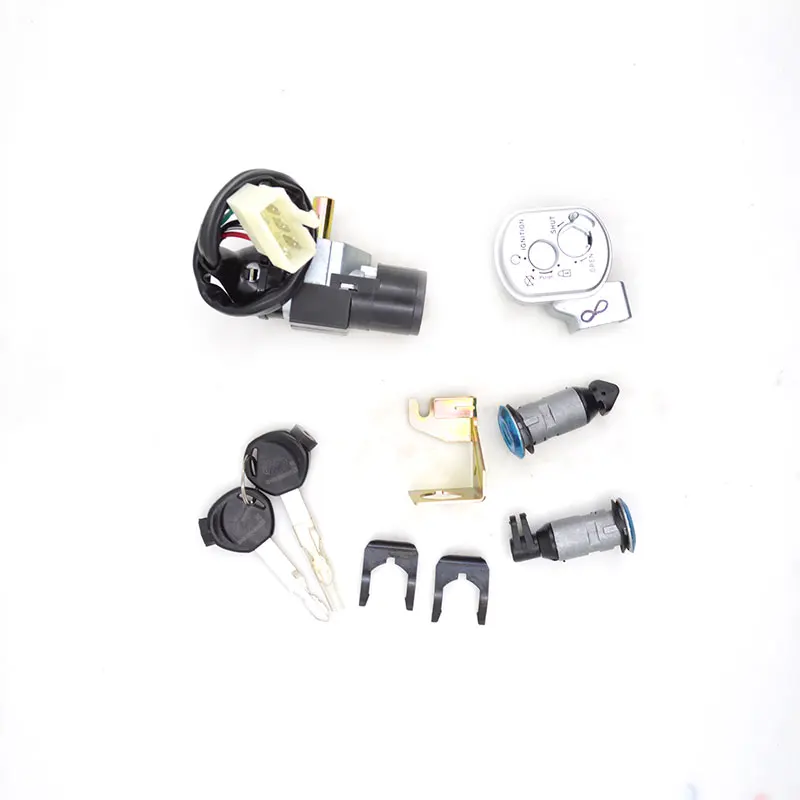 2088 Motorcycle Ignition Switch Lock+Storage Box Lock Set For Honda SDH125T-22 WH125T-2 KSB WH 125 Spare Parts