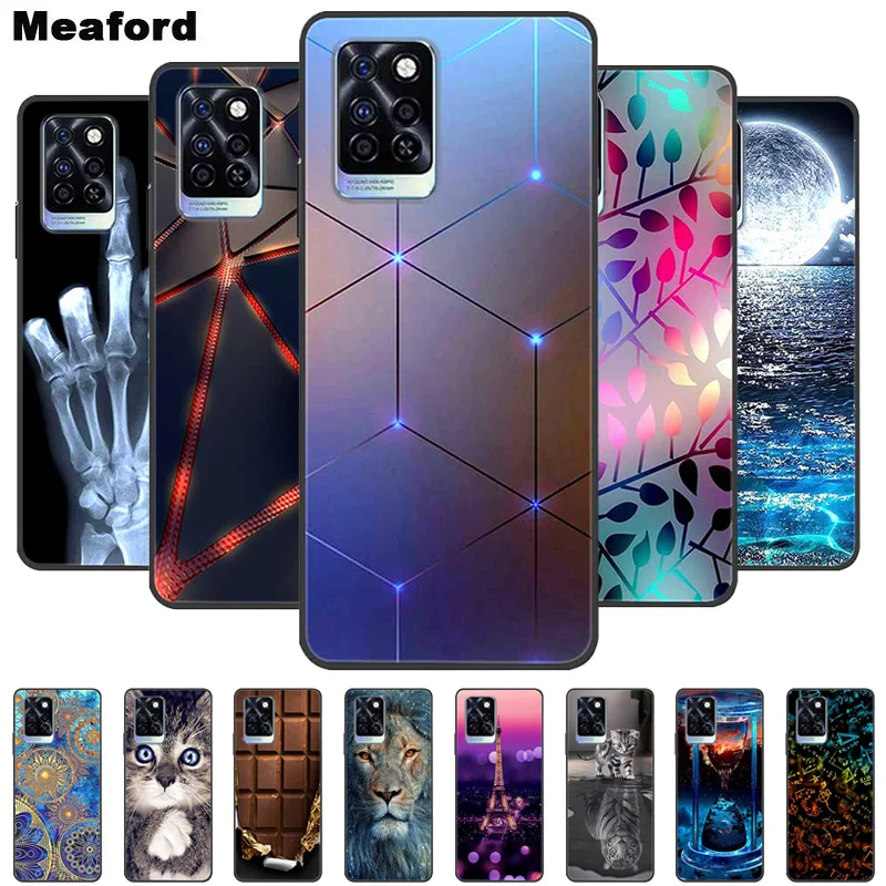 For Infinix Note 10 Pro NFC Case Shockproof Soft Silicone TPU Back Cover For Infinix Note10 Plus Phone Cases X695 X693 Fundas