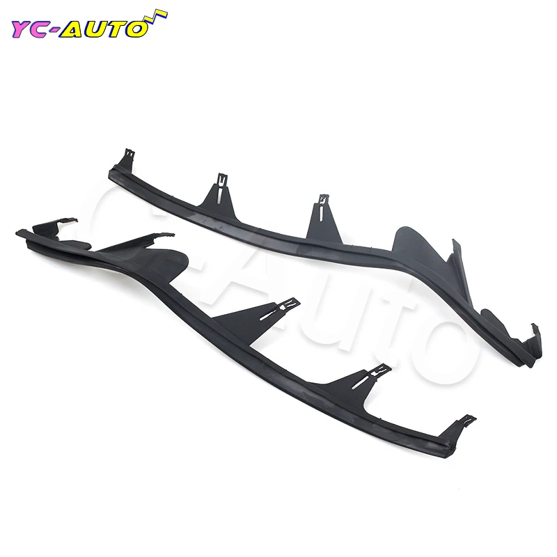 2pcs Car For BMW E46 4Door 323i 325i 325Xi 328i 1998 1999 2000 2001 Front Upper Headlight Cover Strips Headlight Sealing Gasket