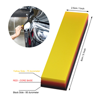 EHDIS 2In1 Car Vinyl Film Install Squeegee Carbon Foil Wrapping Soft Scraper Sticker Remover Household Window Tint Cleaning Tool