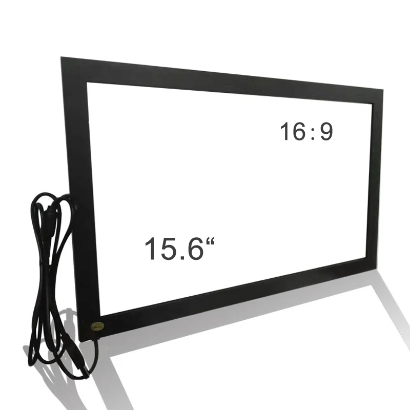 

15.6 Inch 10 Points IR Frame Screen Panels with Glass USB drive free 15.6" Infrared Touch Frame