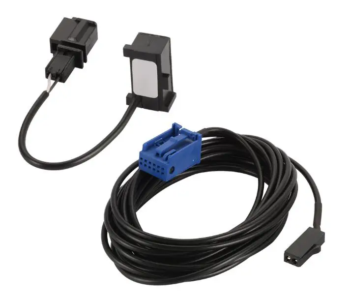 

RD45 Radio Microphone MIC Cable harness Adapter RD45 Micphone Kit for Citroen C3 C4 C5 Peugeot 207 206 307 308