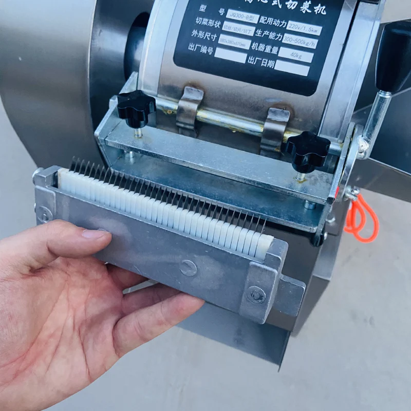 Электрическая овощерезка из нержавеющей стали, профессиональная машина для резки листового питания, промышленная многофункциональная машина для измельчения