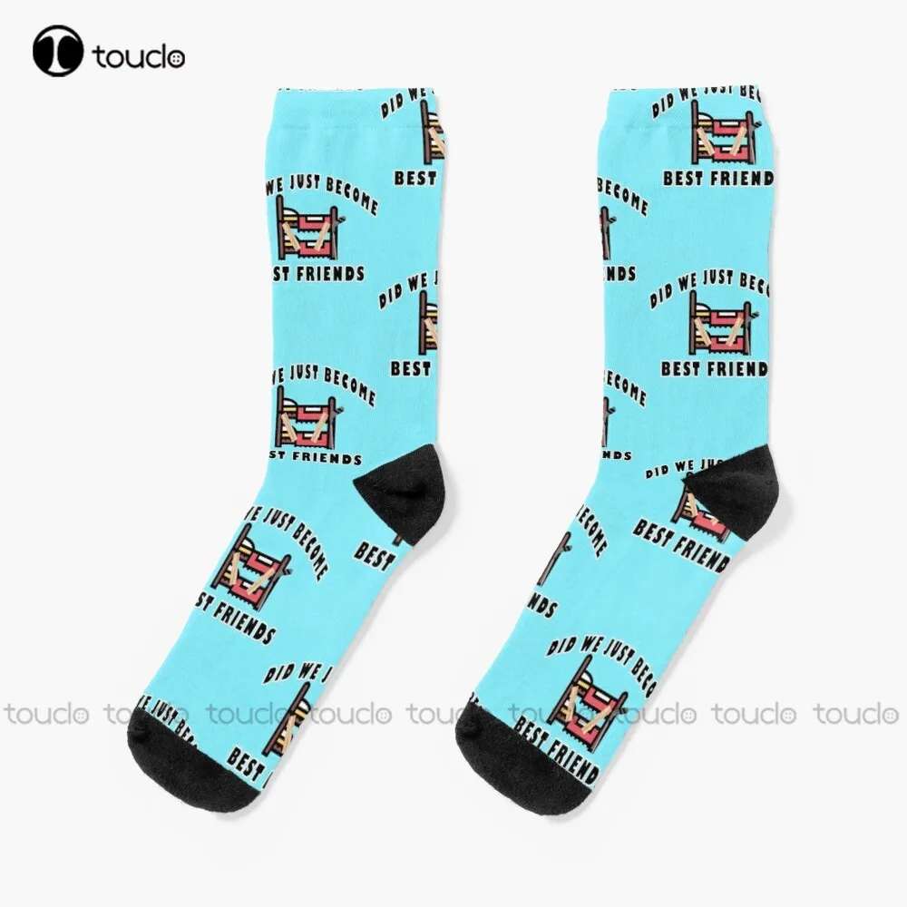 

Did We Just Become Best Friends Funny Film Quote Socks Halloween Socks Thanksgiving Christmas New Year Gift Custom Funny Sock