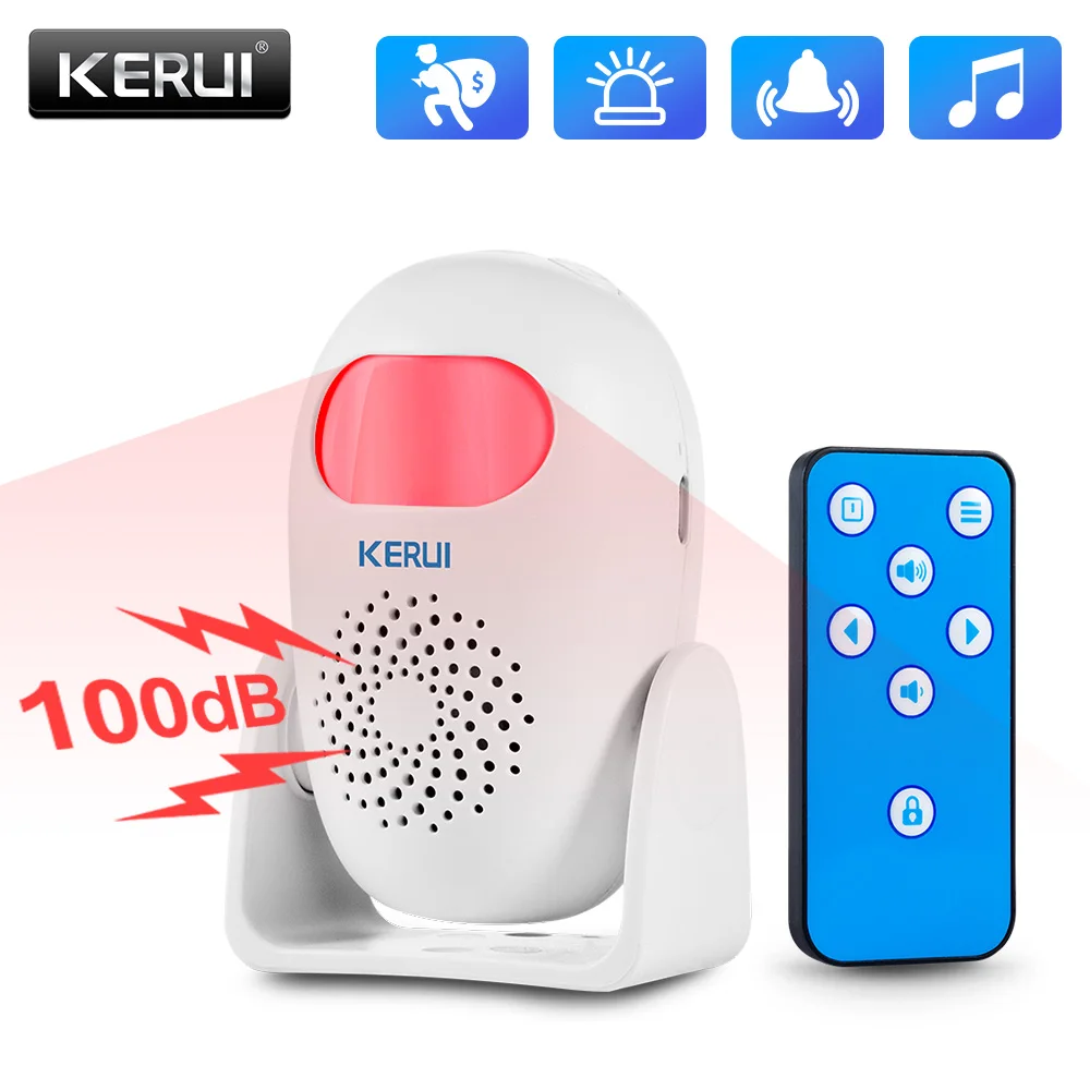 KERUI Wireless Motion Detector Home Security Loud Alarm Anti-Theft System Store Welcome PIR Motion Sensor With Remote Controller