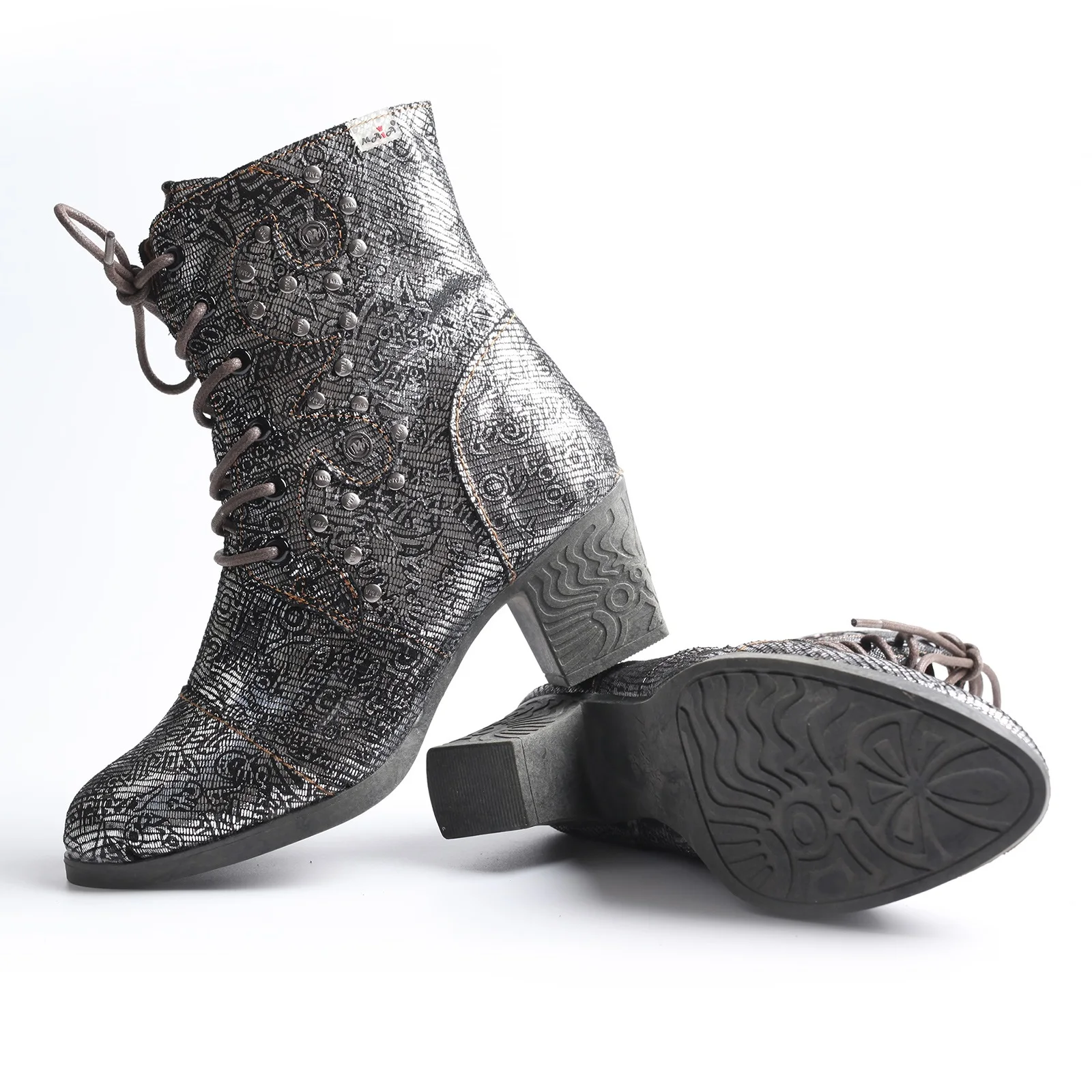 2024 Fashion Shoes Short Women New Beauty Leather Shoes Leisure Middle Top Tube Short Boots Fashion Leather Shoes