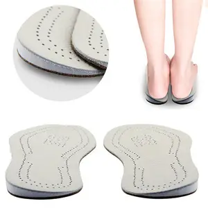 Unisex Leather O x Leg Orthopedic Insoles Correction Shoe Inserts Men Women Foot Knock Knee Pain Bow Legs Valgus Varus Shoes Pad Insoles AliExpress