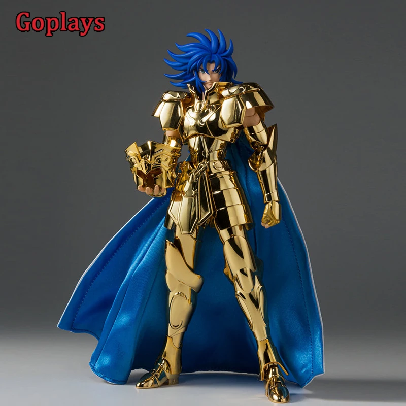 Bandai Original Saint Seiya Cloth Myth EX Gemini Saga Gold 24 Armor PVC Action  Figure model toys