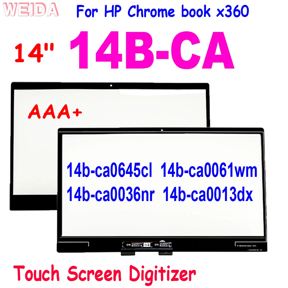 

14" Touch Screen For HP Chrome book x360 14B-CA Touch Screen Digitizer 14b-ca0645cl 14b-ca0013dx Glass Panel Replacement Tools