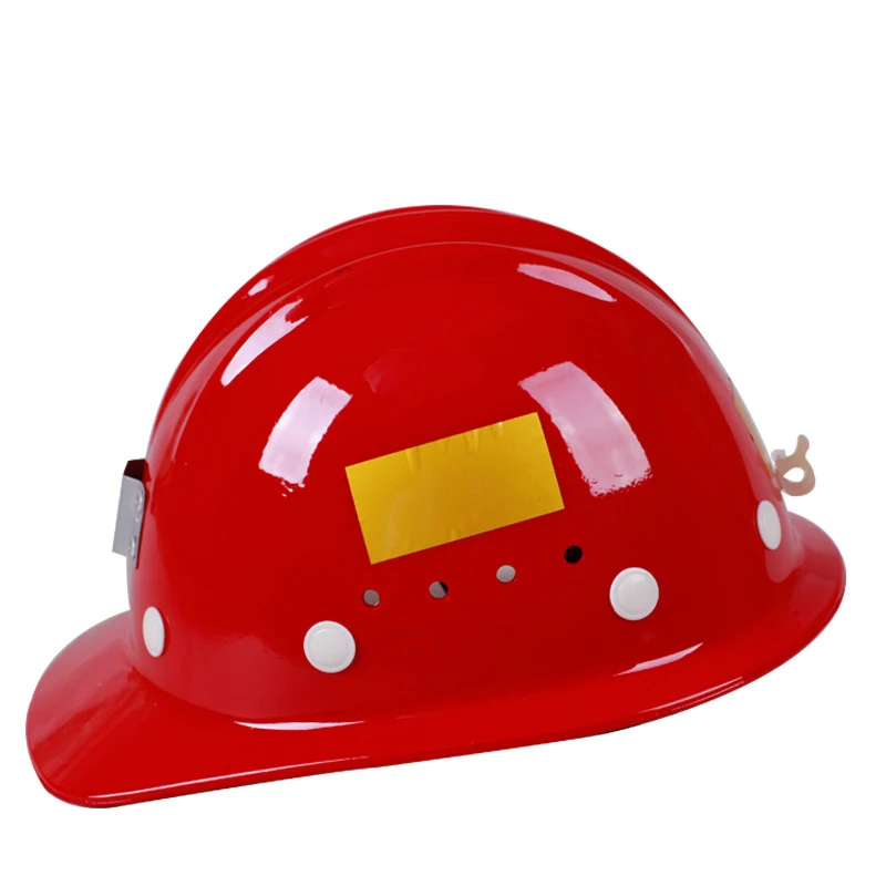 Safety Helmet ABS Fiberglass Reflective Strip for Underground Mine Wearable Miner\'s Lamp Working Breathable Safety Helmet