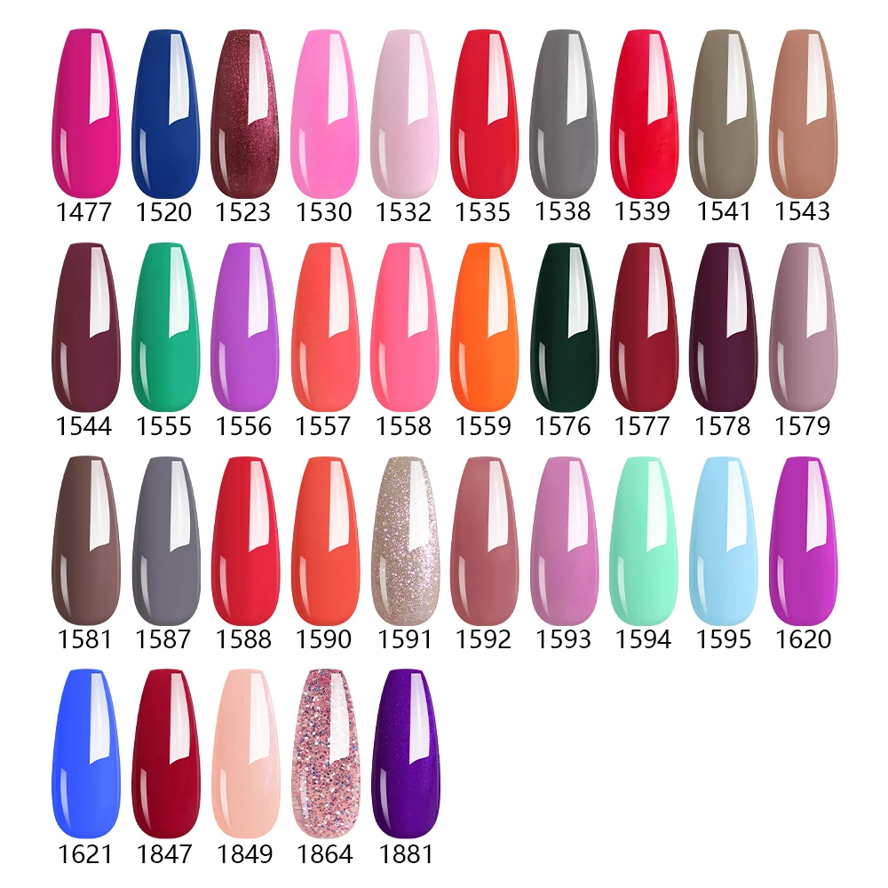 Clou Beaute 8ml 115 kolorowy żelowy lakier do paznokci Top płaszcz podstawowy Vernis Semi Permanent UV Glitter żel hybrydowy Nail Art Beauty lakier