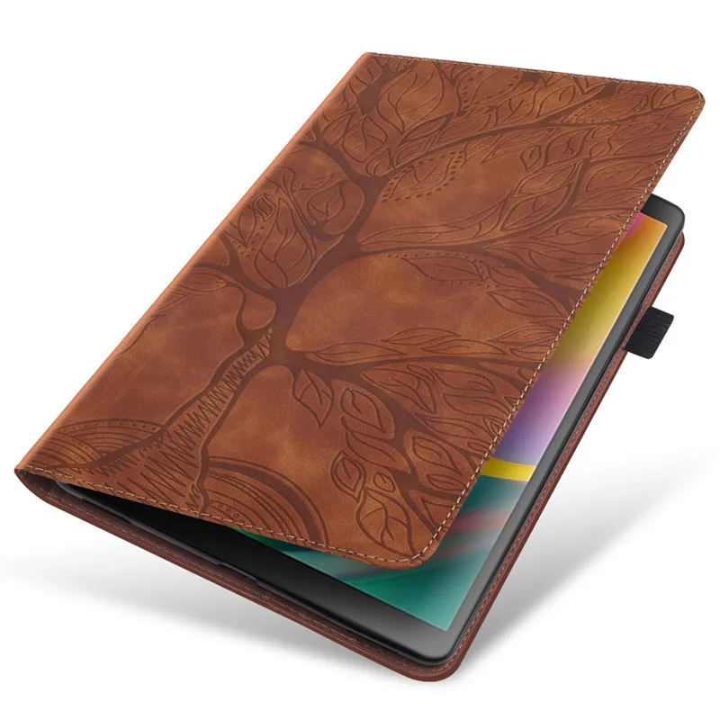 Emboss Tree Leather Flip Case for Huawei Matepad T8 Case Kob2-W09 Kob2-L09 Wallet Stand Tablet For Huawei Matepad T 8 inch Cover